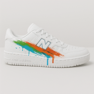 New Balance 550 BB550PB1 – Custom Hand-Painted "Color Splash" Edition