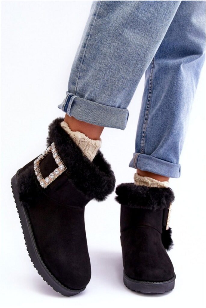 Step in style Snow Boots Model Dulca VL201P Black Shaft Height 13 cm