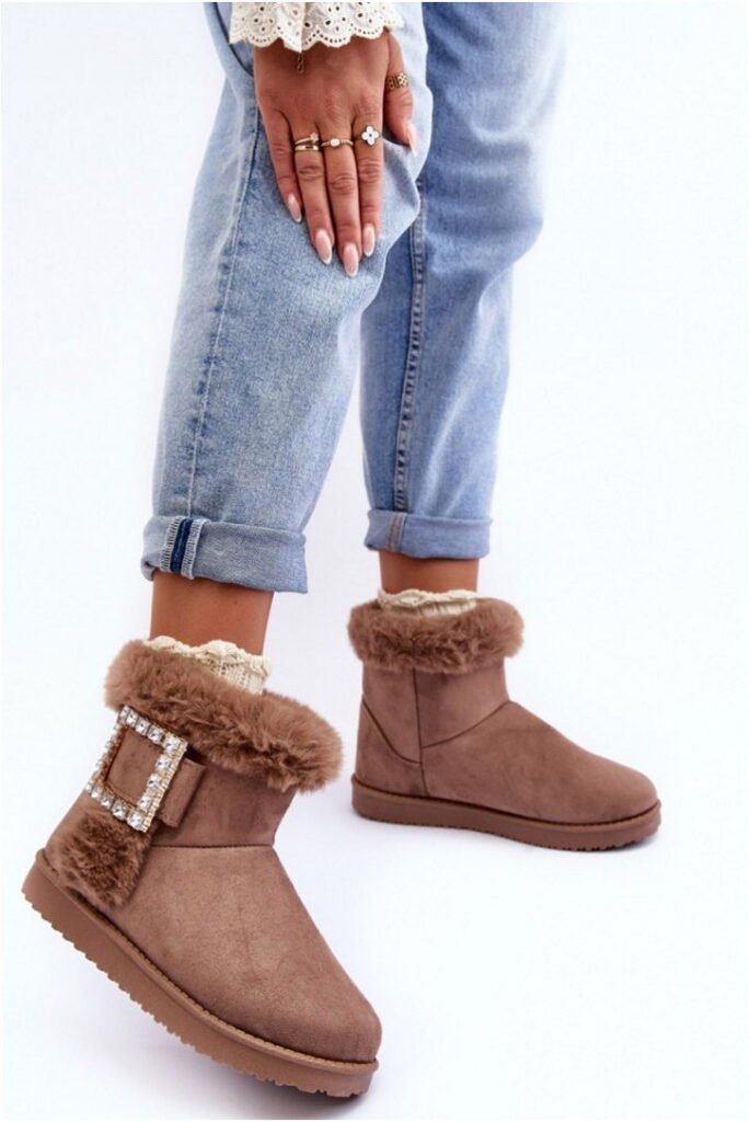 Step in style Snow Boots Model Dulca VL201P Dark Beige