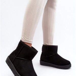 Big Star Snow Boots MM274158 Black Suede Eco