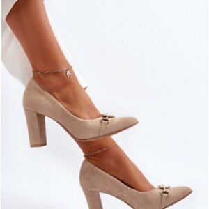 Step in style Court Shoes Model Zazoo 2453/OS Cappuccino Suede