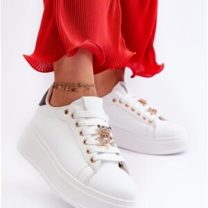Step in style Sports Shoes Model Moanda EV-500 White Eco Leather