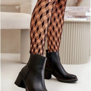 Step in style Ankle Boots Model Irittes RMR2426-2 Black Faux Leather