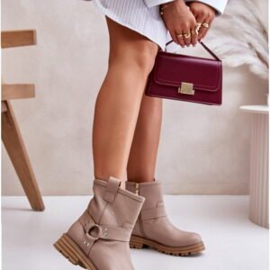Step in style Ankle Boots Model 3610 Beige Natural Leather