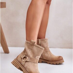 Step in style Ankle Boots Model Lewski 3610 Beige Suede