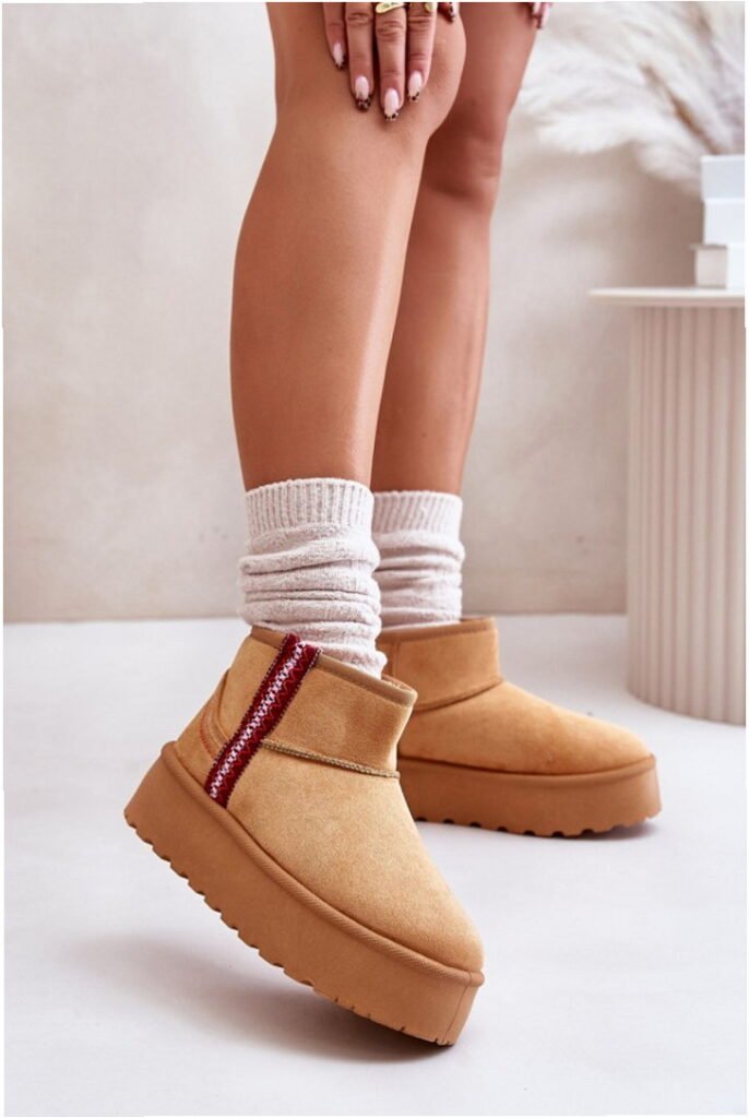 Step in style Snow Boots Model Lomessa 20221 Camel