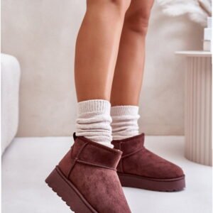 Step in style Snow Boots Model Xamella 20216-4H Dark Brown Ankle Height