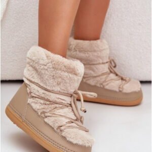 Step in style Snow Boots Model Silvara 8139 Beige Boot Height 15.5 cm