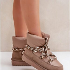 Step in style Women's Snow Boots Model D.Franklin DFSH375003 Taupe