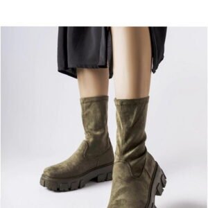 Solea Sock Boots Pancrazio Green