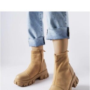 Solea Eco-suede Worker Milo Beige High