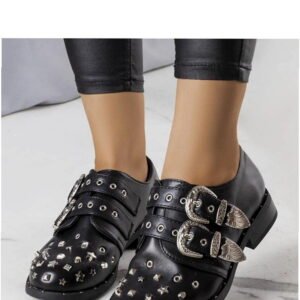 Solea Black Brogues