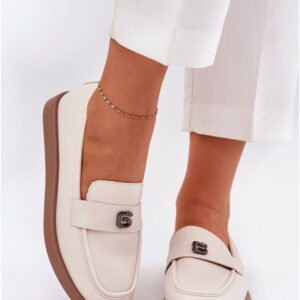 Vinceza Moccasins Model 62208 Beige