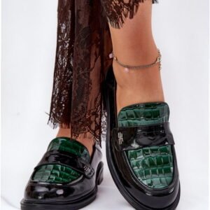 Step in style Moccasins Model Vinceza 91125 Green/Black