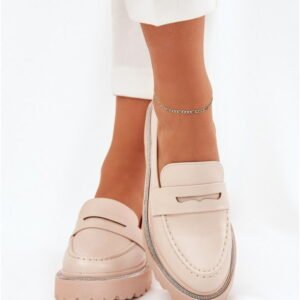 Step in style Moccasins Model Wilamla 100-368 Beige Suede