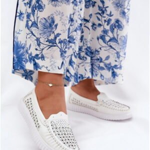 Step in style Moccasins Model Vinceza 88028 White High Upper