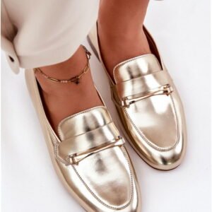 Step in style Moccasins Model Maciejka K6809-25 Gold
