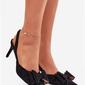Step in style Stiletto Nilandriela P-1431 Black Eco-Leather Insole