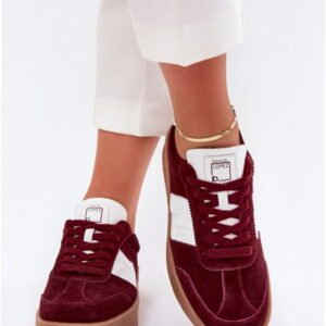 Step in style Sports Shoes Daniel Lopez SS2D4023 Burgundy Natural Leather