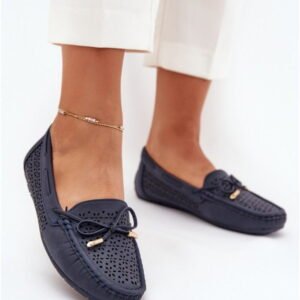 Step in style Moccasins Model Mirisa VG250 Navy eco leather