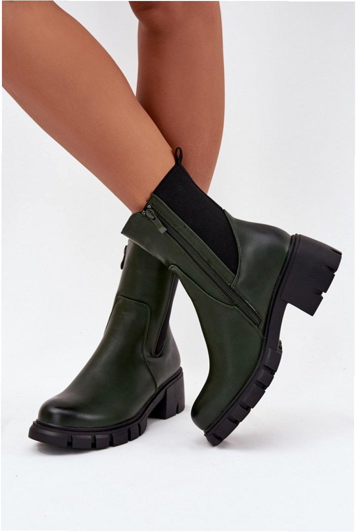 Step in style Ankle Boots Model Kyra RMR2038-38 Green 5.5 cm Heel