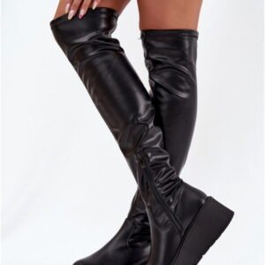 Step in style Women Boots Model Lydira NS380 Black High Shaft 55 cm