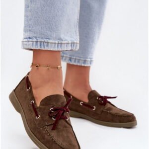 Step in style Moccasins Model Calivra G482 Dark Green Eco Suede