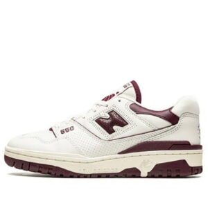 New Balance Sneakers 550 BB550AR1 White/Purple Leather Upper