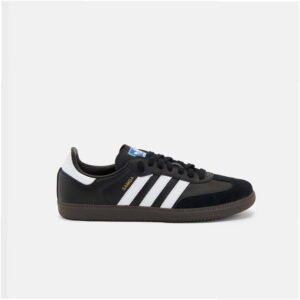 Adidas Samba OG B75807 – Black Leather Unisex Sneakers with Gum Sole