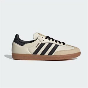 Adidas Samba OG ID0478 – Beige Leather Unisex Sneakers with Gum Sole