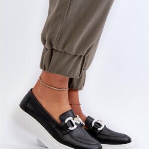 Step in style Loafers Model LR720 Black Natural Leather