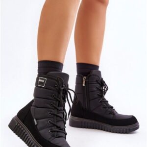 Step in style Snow Boots Model Progress PROGJ-24-157 Black Shaft Height 16 cm