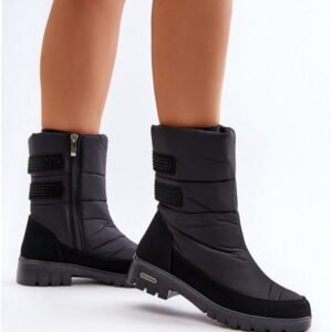 Step in style Snow Boots Model Progress PROGJ-21-16 Black High