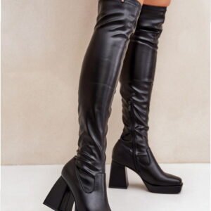Step in style Knee High Boots Model Sanniraen JA-24 Black Height 54 cm