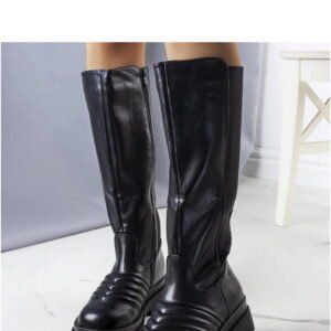 Solea Calliope Boots Black Heel Height 5 cm
