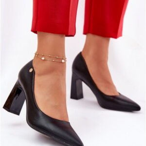 Step in style Heels Model Vinceza 62221 Black High Heel