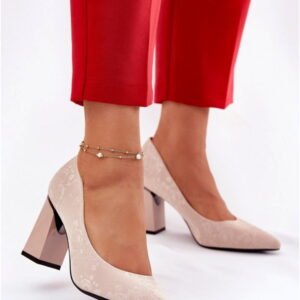Step in style Vinceza 62223 Heeled Shoes Beige