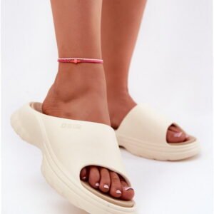 Big Star Sandals Model RR274A579 Beige Platform Height 3 cm