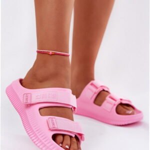 Big Star Sandals Model RR274A528 Pink Platform Height 3 cm