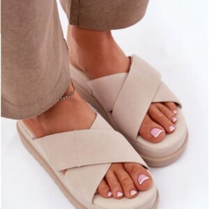 Step in style Sandals Model Rinasara PL365 Beige High Platform