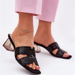 Step in style Sandals Model Vinceza 62230 Black 6 cm heel