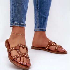 Step in style Sandals Slides Model Adivrae GH5173-4 Camel