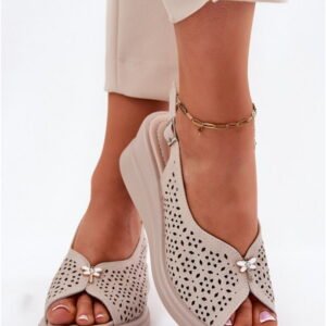 Step in style Sandals Model Vinceza 79529 Beige Heel Height 6 cm