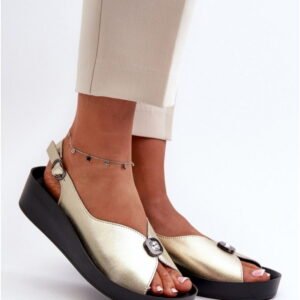 Step in style Sandals Model KV51-020 Gold