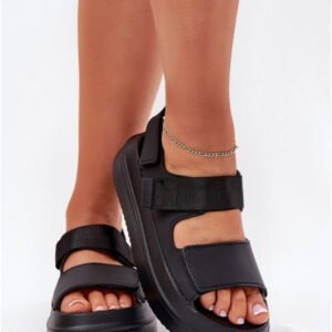 Krok v štýle Sandále Model Nitepira 100-430 Black