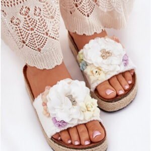Step in style Sandals Model Zenvanis 5217 White High Platform