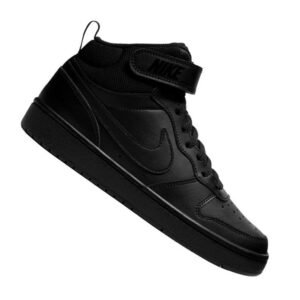 NIKE Junior Footwear Court Borough Mid 2 (GS) Black